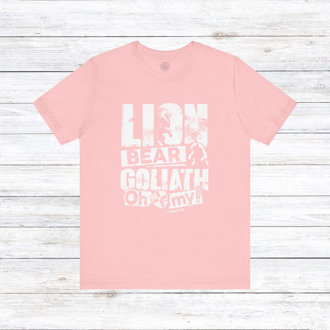 Lion, Bear, Goliath Unisex T-Shirt T-Shirt Pink S 