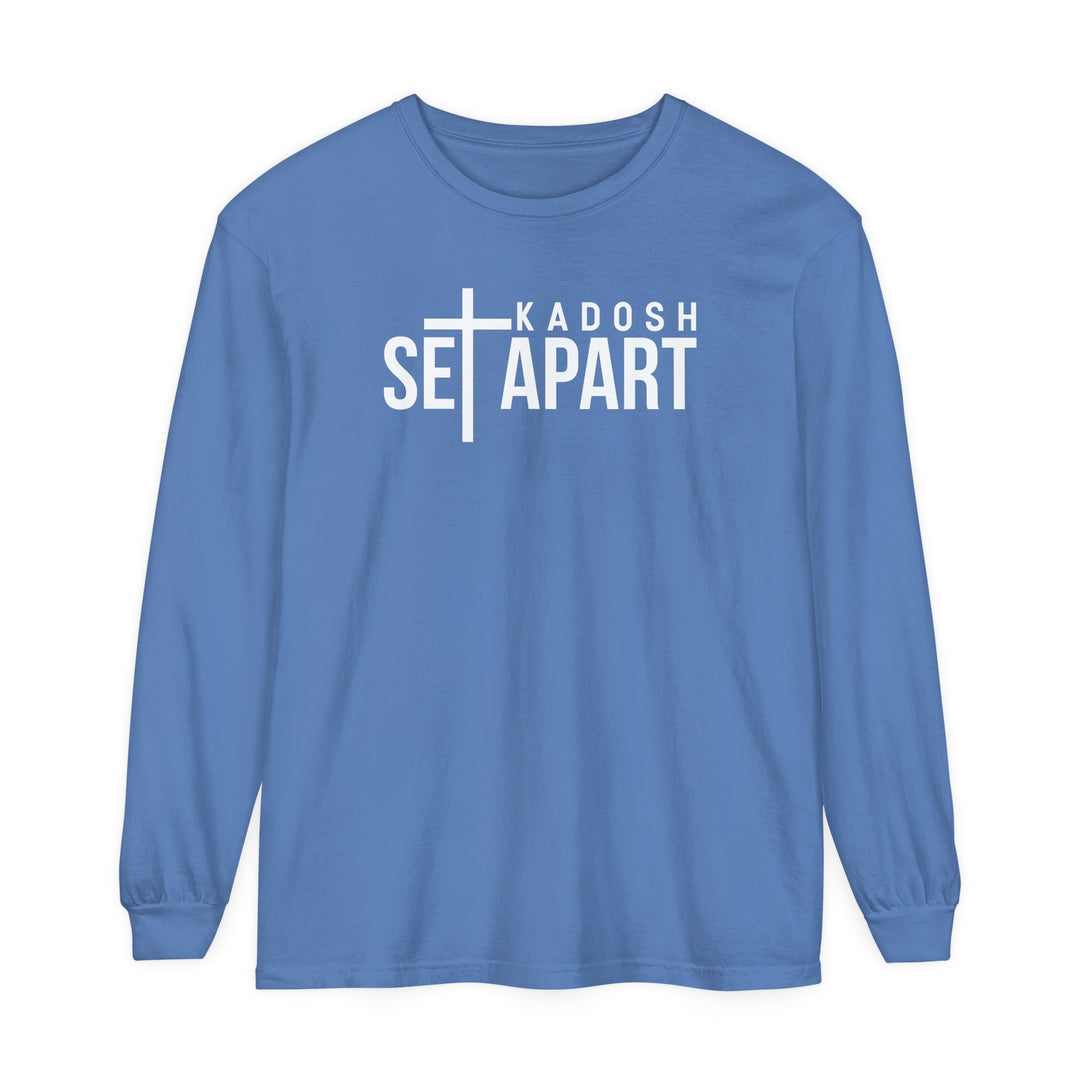 Set Apart Kadosh Long Sleeve Shirt Long-sleeve Flo Blue S 