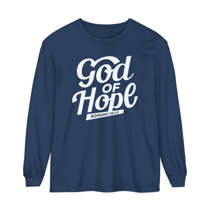 God of Hope Long Sleeve Shirt Long-sleeve Midnight S 