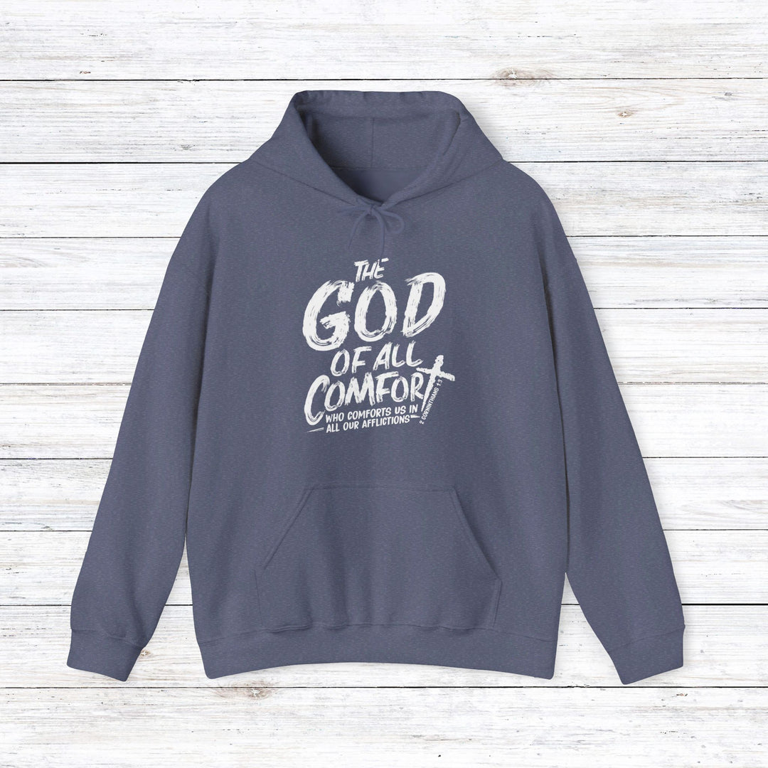 God of All Comfort Hoodie Hoodie Heather Navy S 