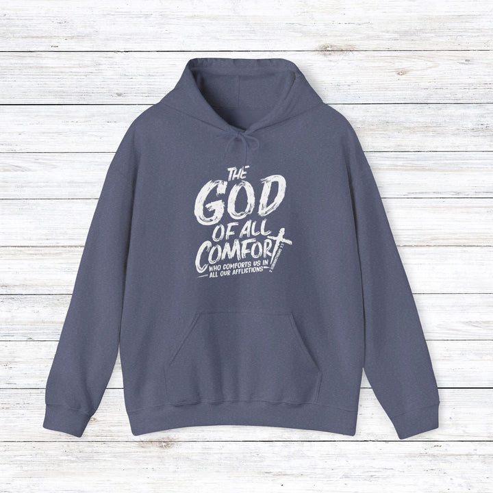 God of All Comfort Hoodie Hoodie Heather Navy S 