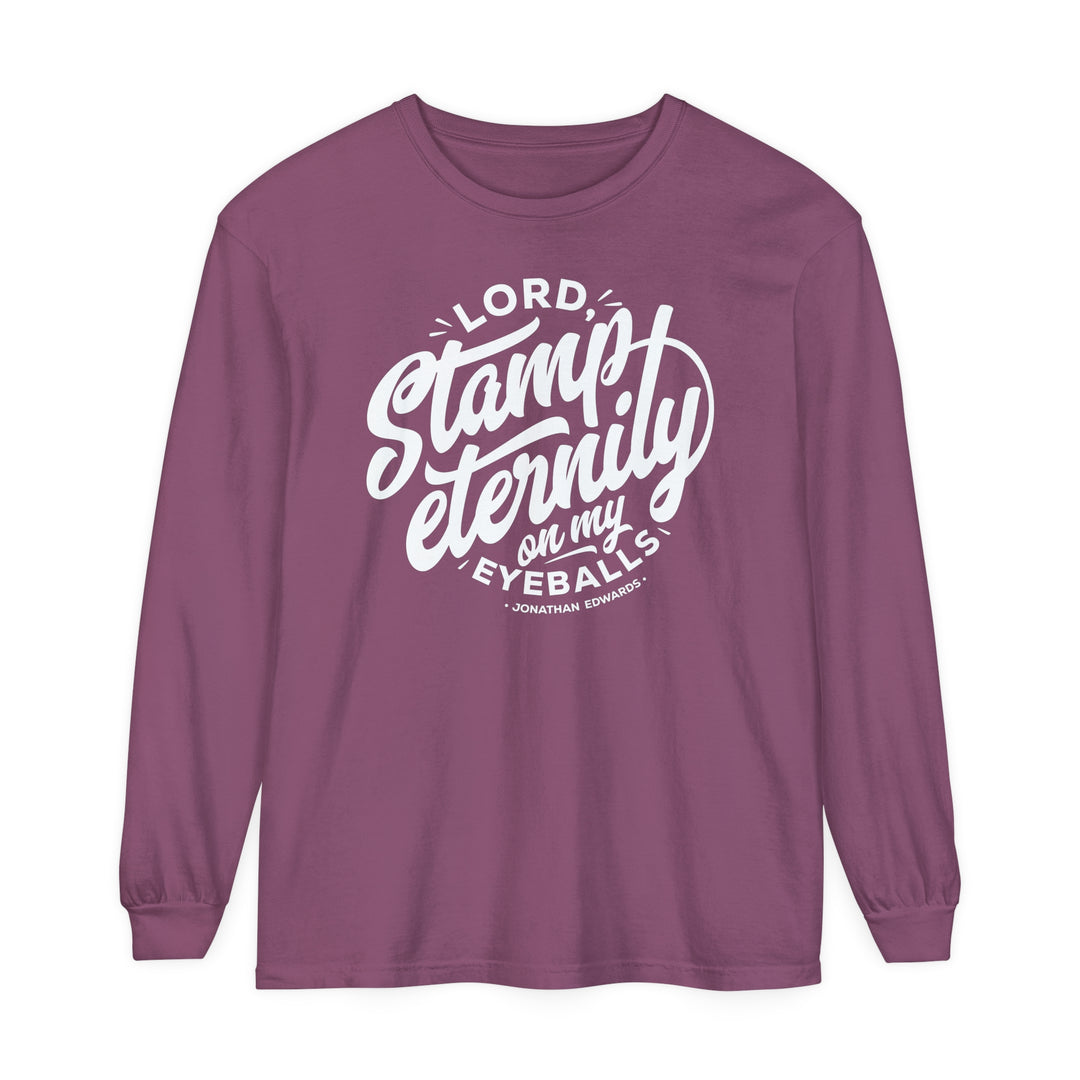 Stamp Eternity Long Sleeve Shirt Long-sleeve Berry S 