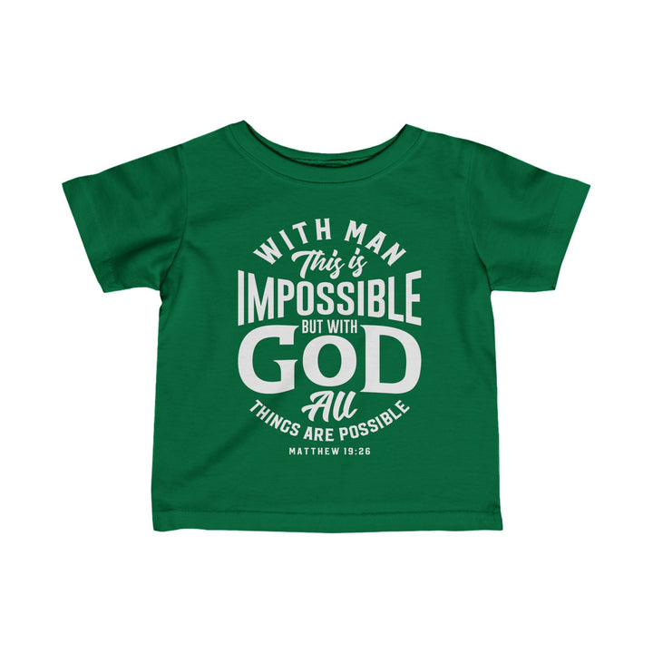 All Things Possible Baby Tee Kids clothes Kelly 6M 