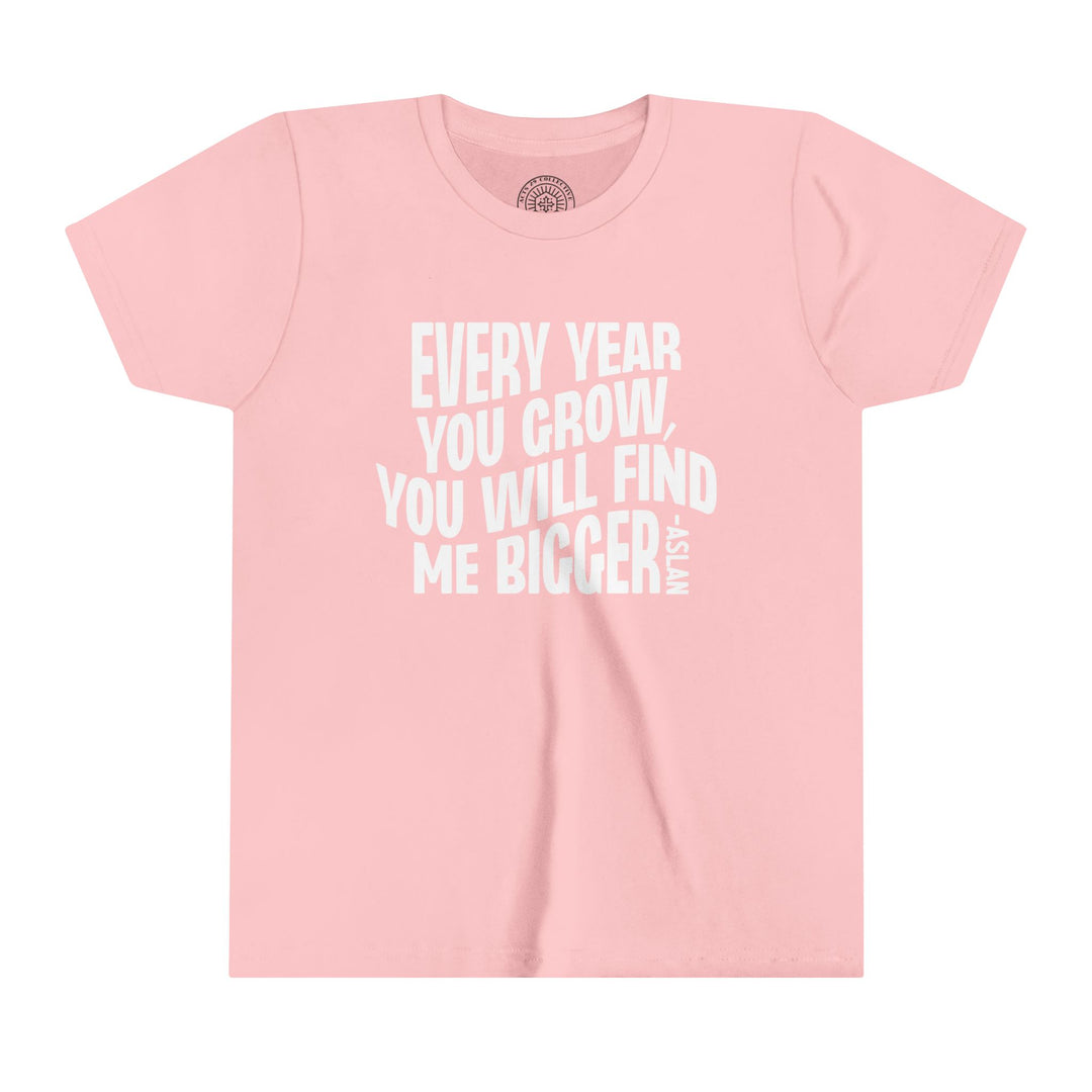 Every Year You Grow Youth T-shirt Kids clothes Pink S 