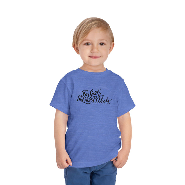 God So Loved Toddler Tee Kids clothes   