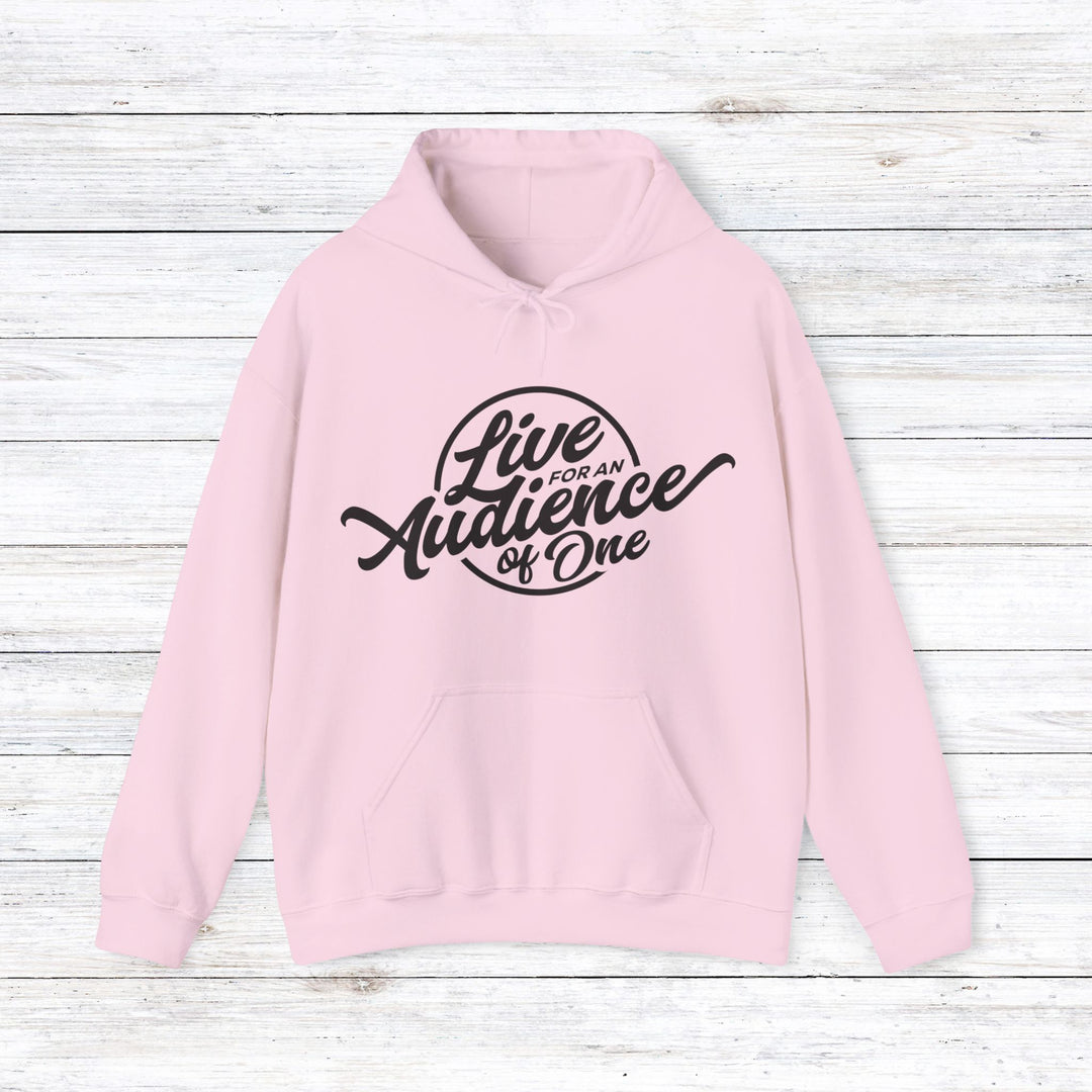 Audience of One Hoodie Hoodie Light Pink S 