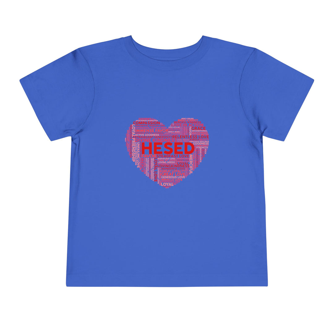 Hesed Heart Cloud Toddler Tee Kids clothes True Royal 2T 