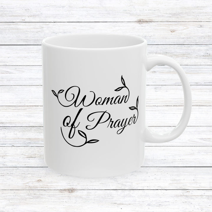 Christian Coffee Mug Woman of Prayer Ceramic Mug 11oz  