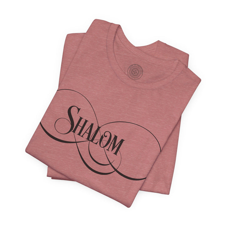 Shalom Script Unisex T-Shirt T-Shirt   