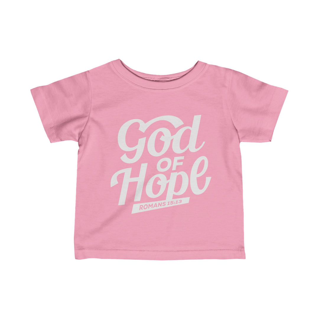 God of Hope Baby Tee Kids clothes Pink 6M 