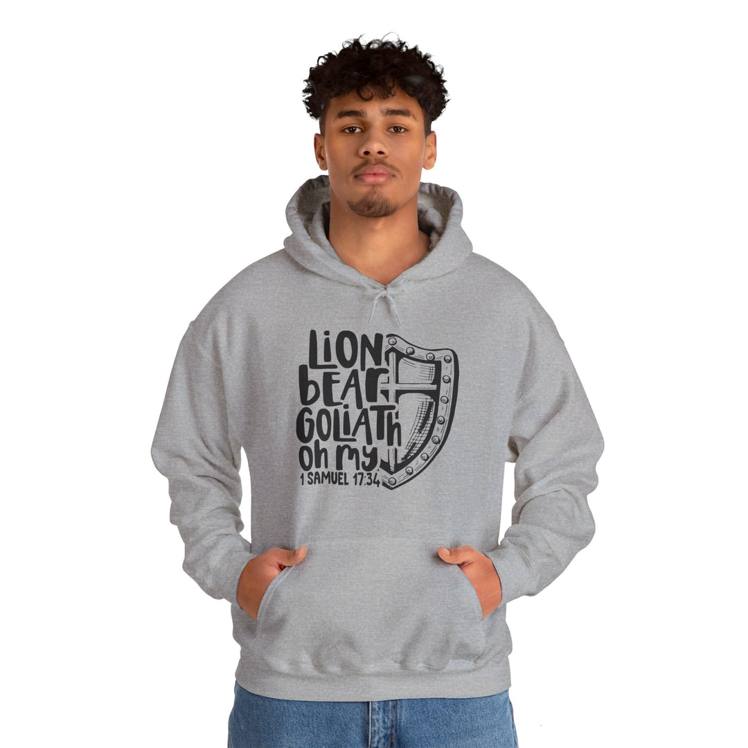 Lion, Bear, Goliath Oh My Hoodie Hoodie   