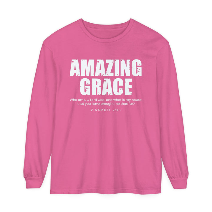 Amazing Grace Long Sleeve Shirt Long-sleeve Crunchberry S 