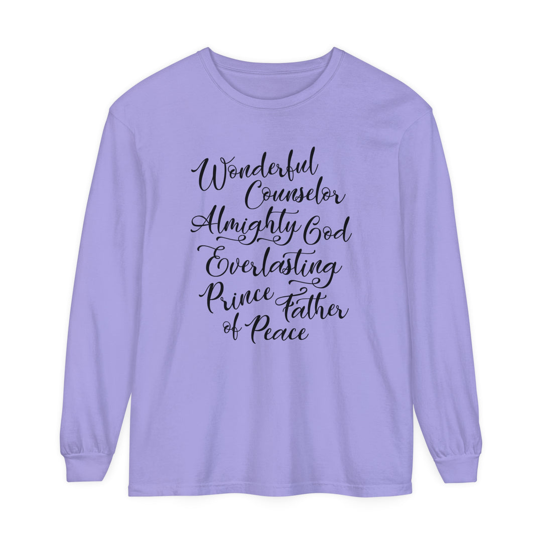 Wonderful Counselor Long Sleeve Shirt Long-sleeve Violet S 