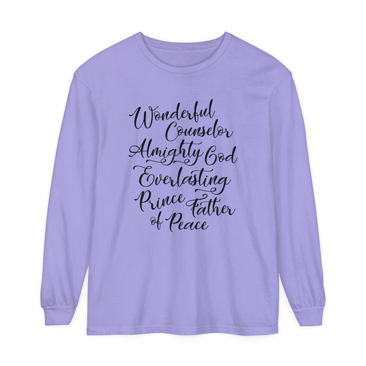 Wonderful Counselor Long Sleeve Shirt Long-sleeve Violet S 