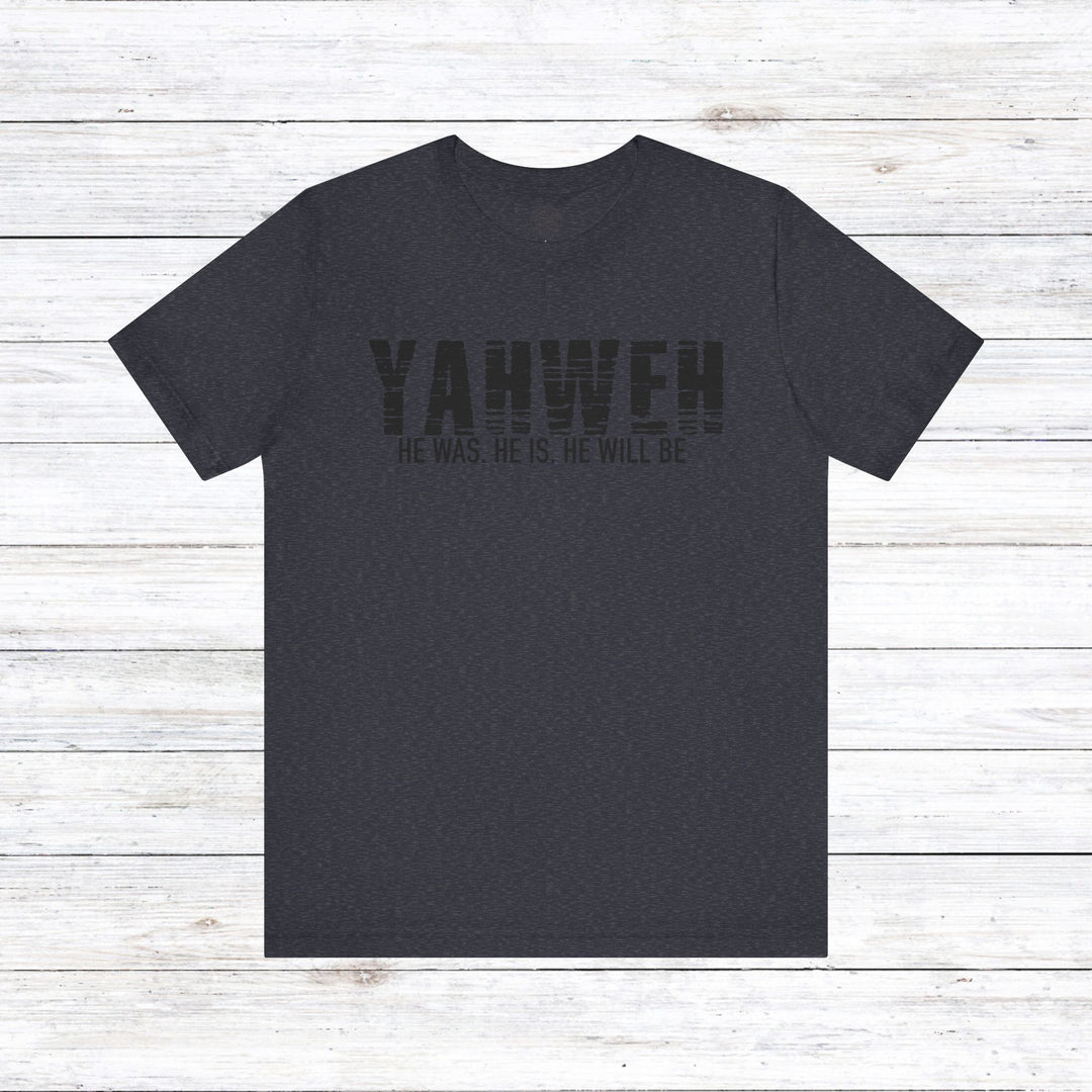 Yahweh Unisex T-Shirt T-Shirt Heather Navy S 