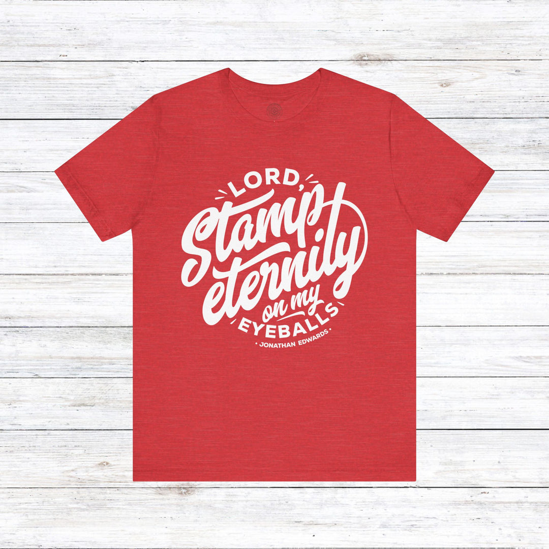 Stamp Eternity Unisex T-Shirt T-Shirt Heather Red S 