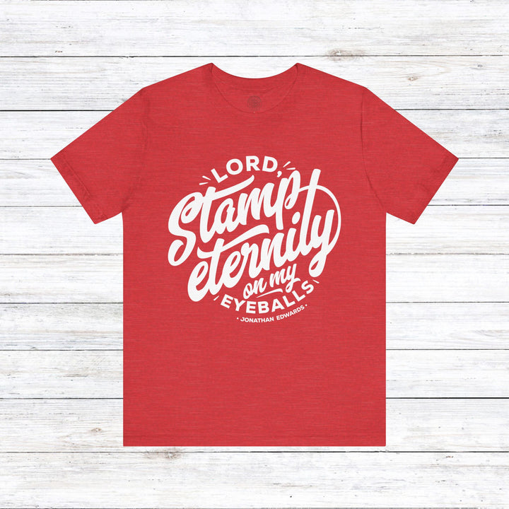 Stamp Eternity Unisex T-Shirt T-Shirt Heather Red S 