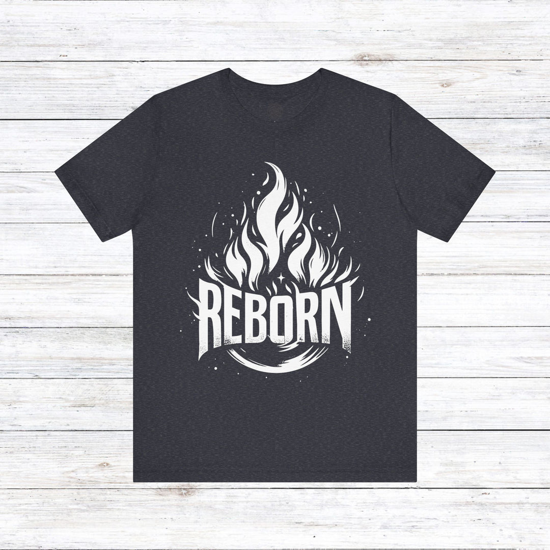 Reborn Unisex T-Shirt T-Shirt Heather Navy S 