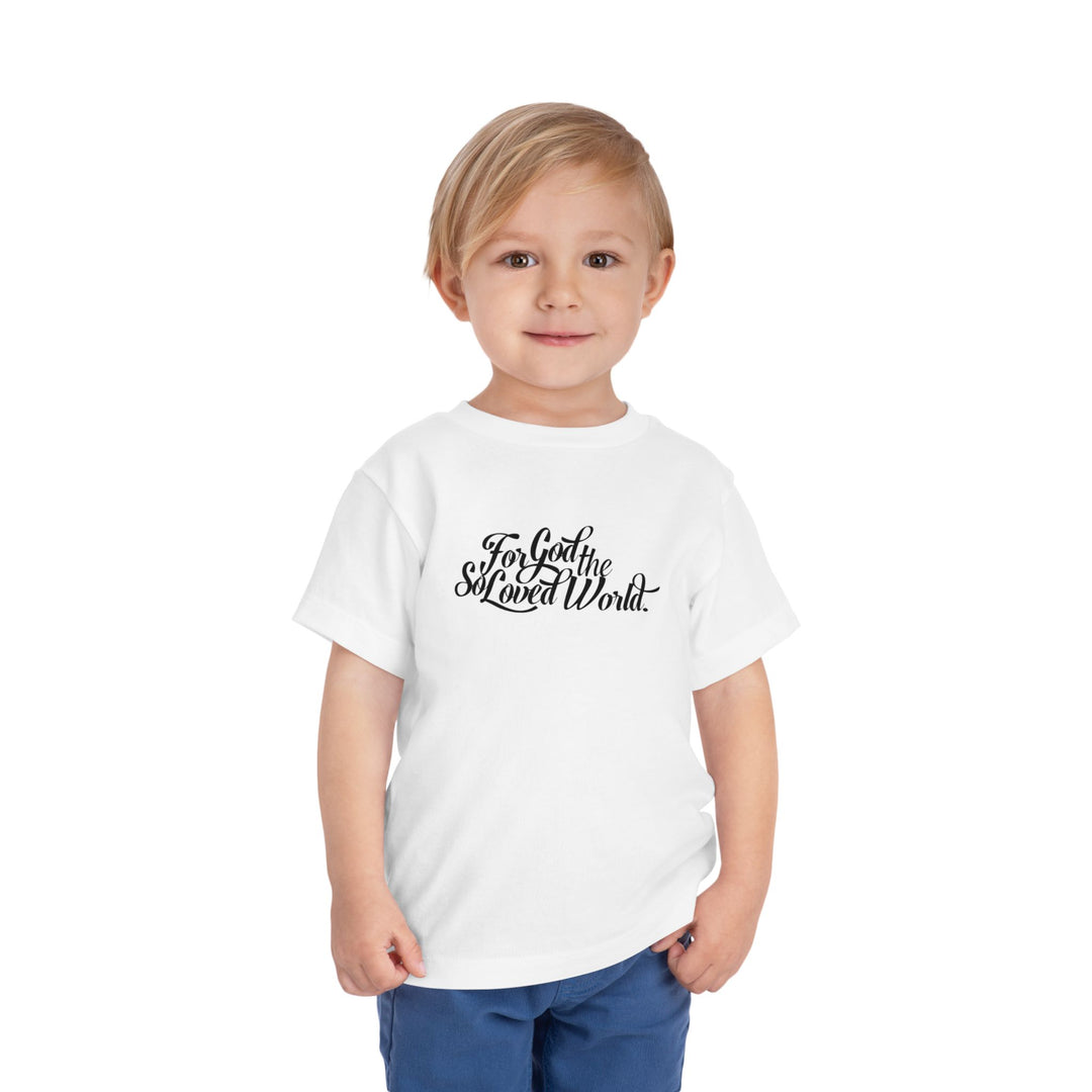 God So Loved Toddler Tee Kids clothes   