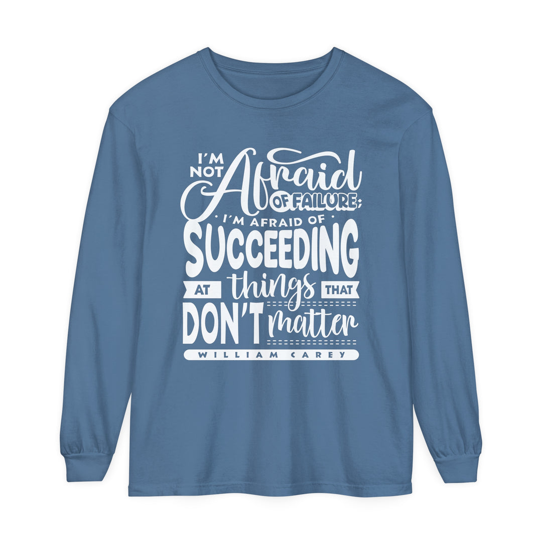 Things That Don't Matter Long Sleeve Shirt Long-sleeve Blue Jean S 