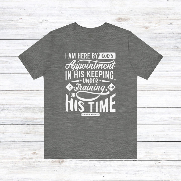 His Time Unisex T-Shirt T-Shirt Deep Heather S 