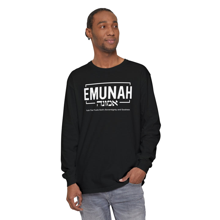 Emunah Faith That Trusts Long Sleeve Shirt Long-sleeve   