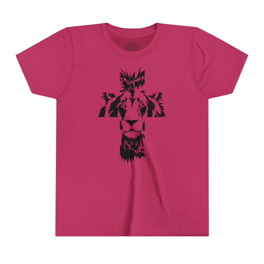 Aslan Cross Youth T-shirt Kids clothes Berry S 