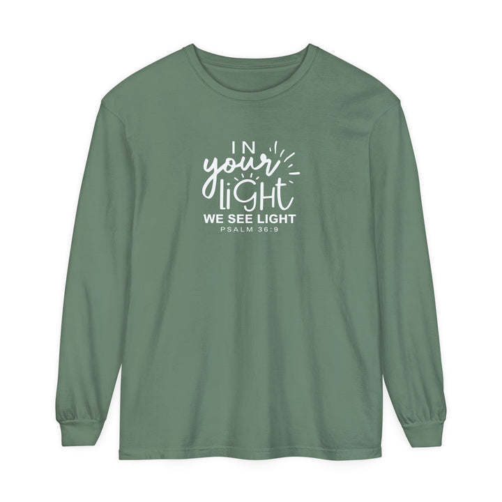 In Your Light Long Sleeve Shirt Long-sleeve Light Green S 