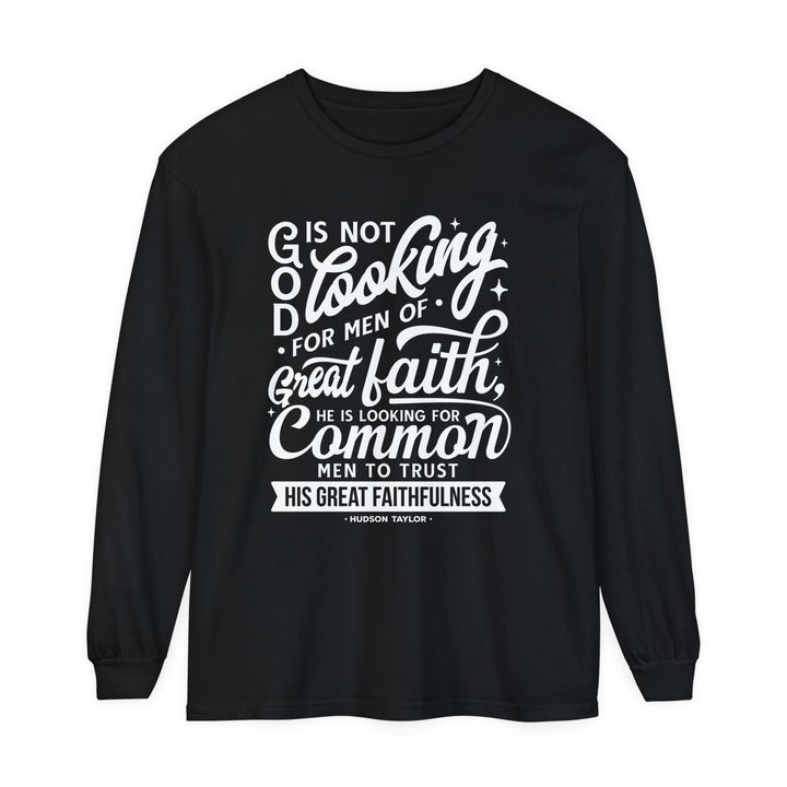 Common Men Long Sleeve Shirt Long-sleeve Black S 