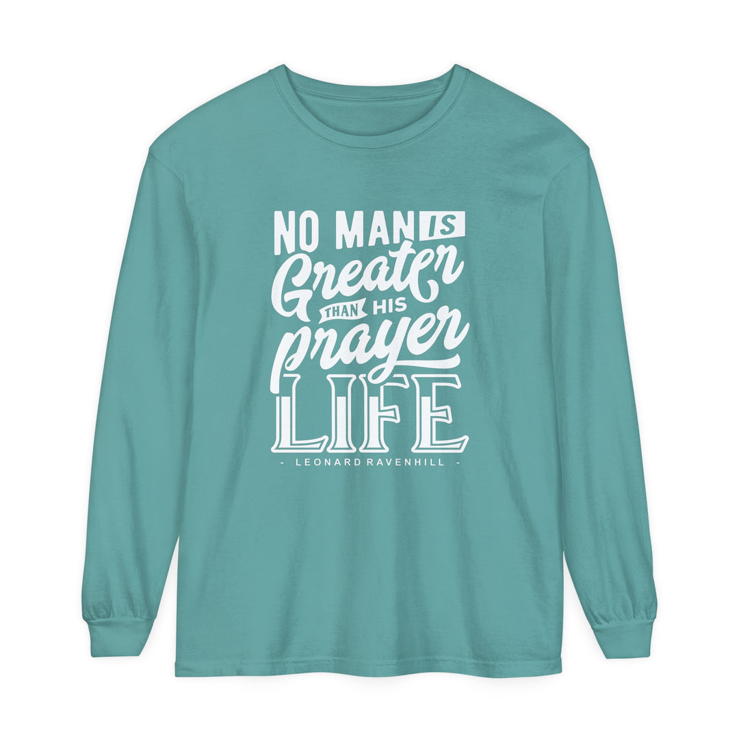 Prayer Life Long Sleeve Shirt Long-sleeve Seafoam S 