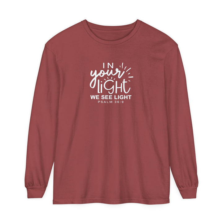 In Your Light Long Sleeve Shirt Long-sleeve Brick S 