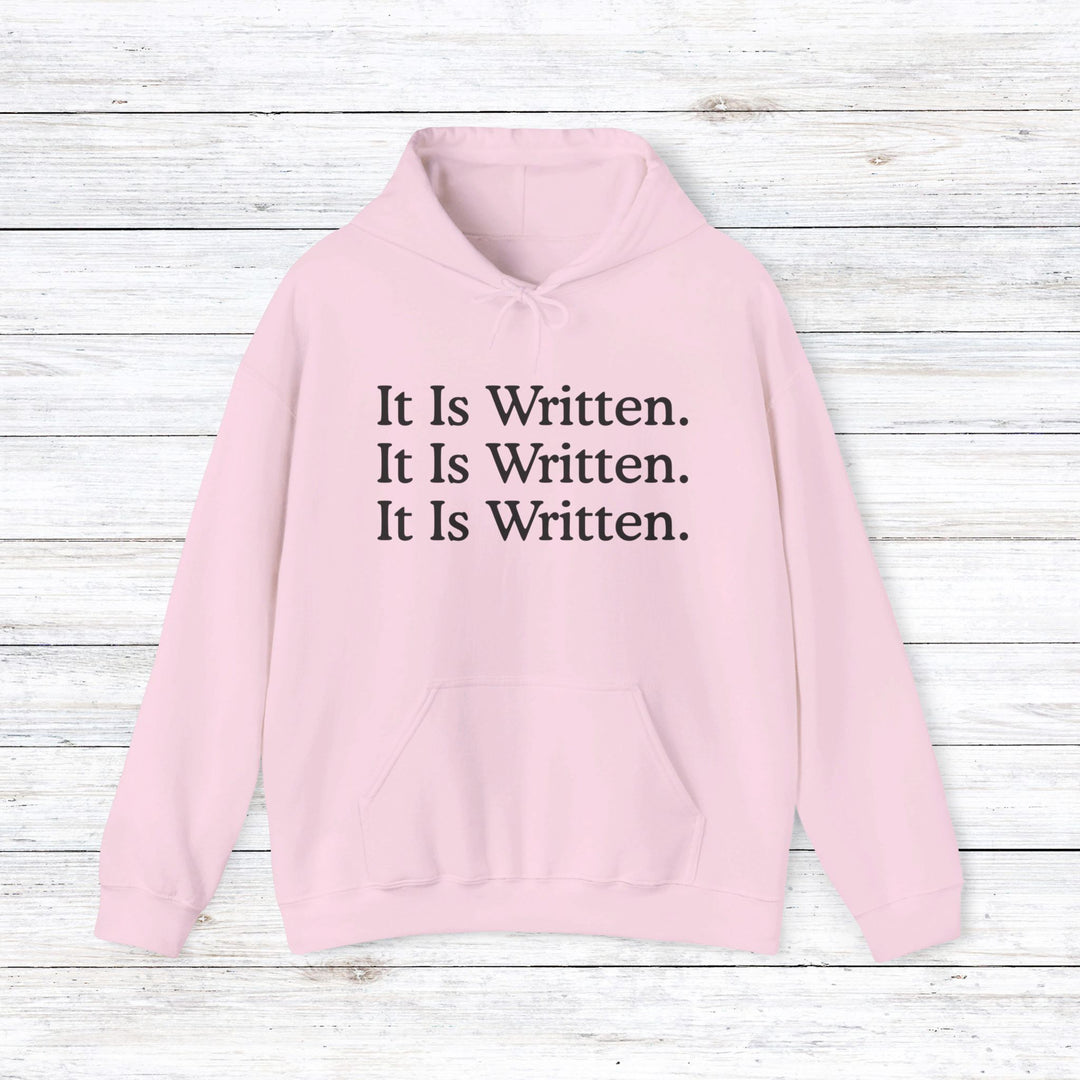 It Is Written Hoodie Hoodie Light Pink S 