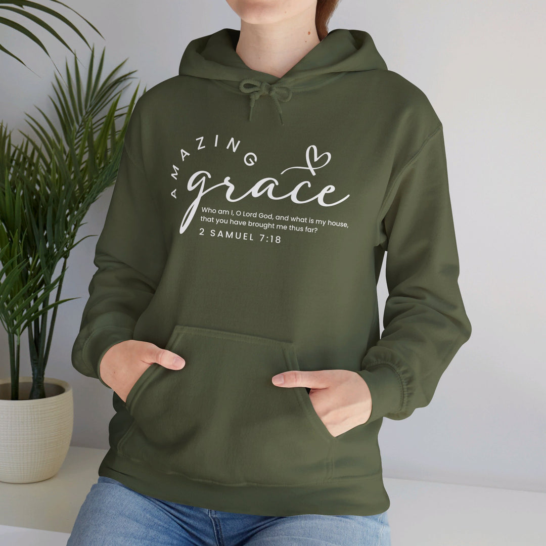 Amazing Grace Heart Hoodie Hoodie   