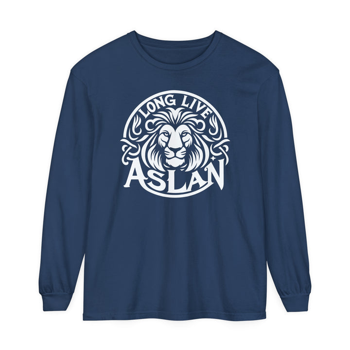 Long Live Aslan Long Sleeve Shirt Long-sleeve Midnight S 