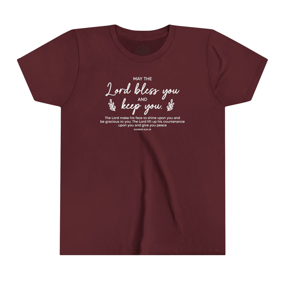 Bless and Keep You Youth T-shirt Kids clothes Maroon S 