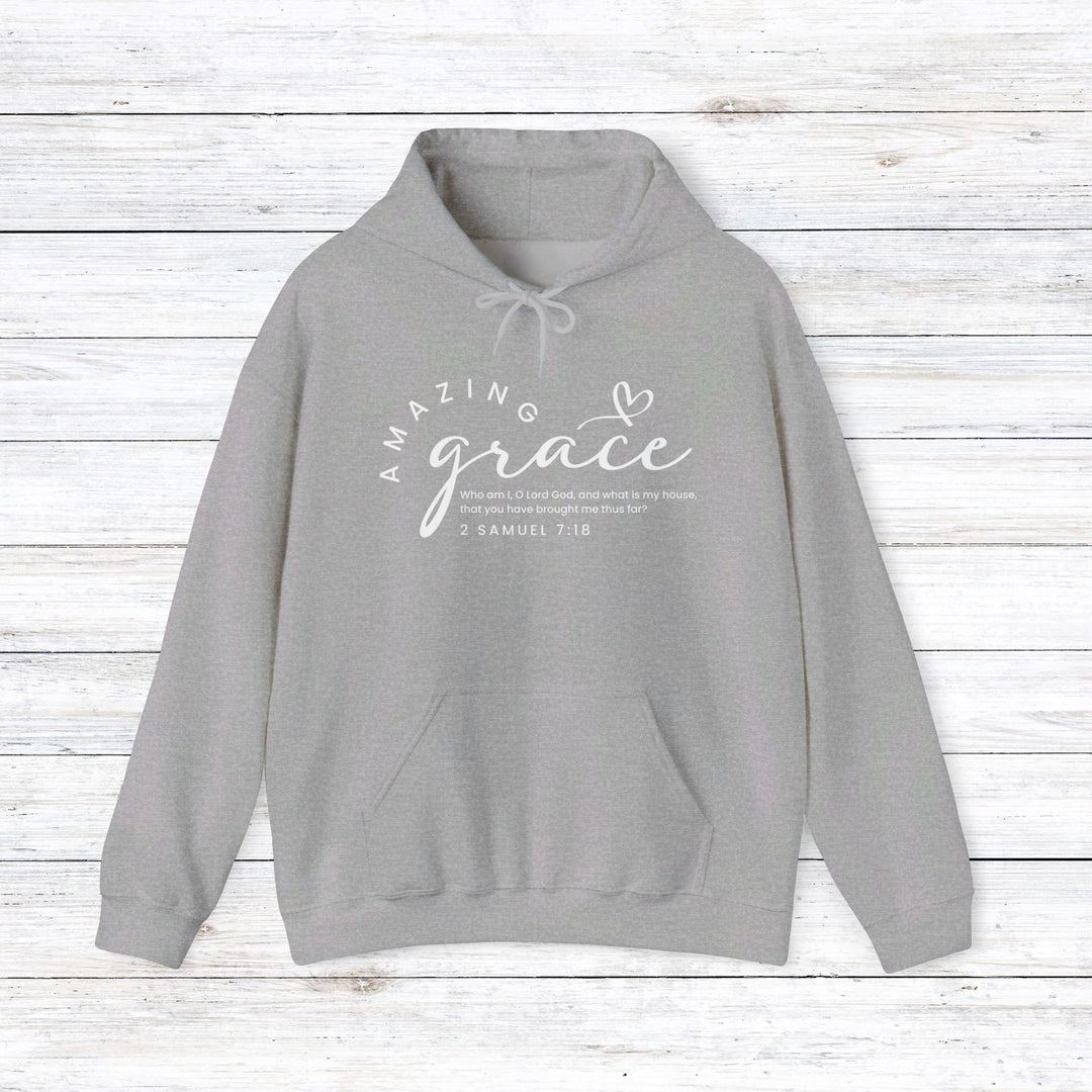 Amazing Grace Heart Hoodie Hoodie Sport Grey S 