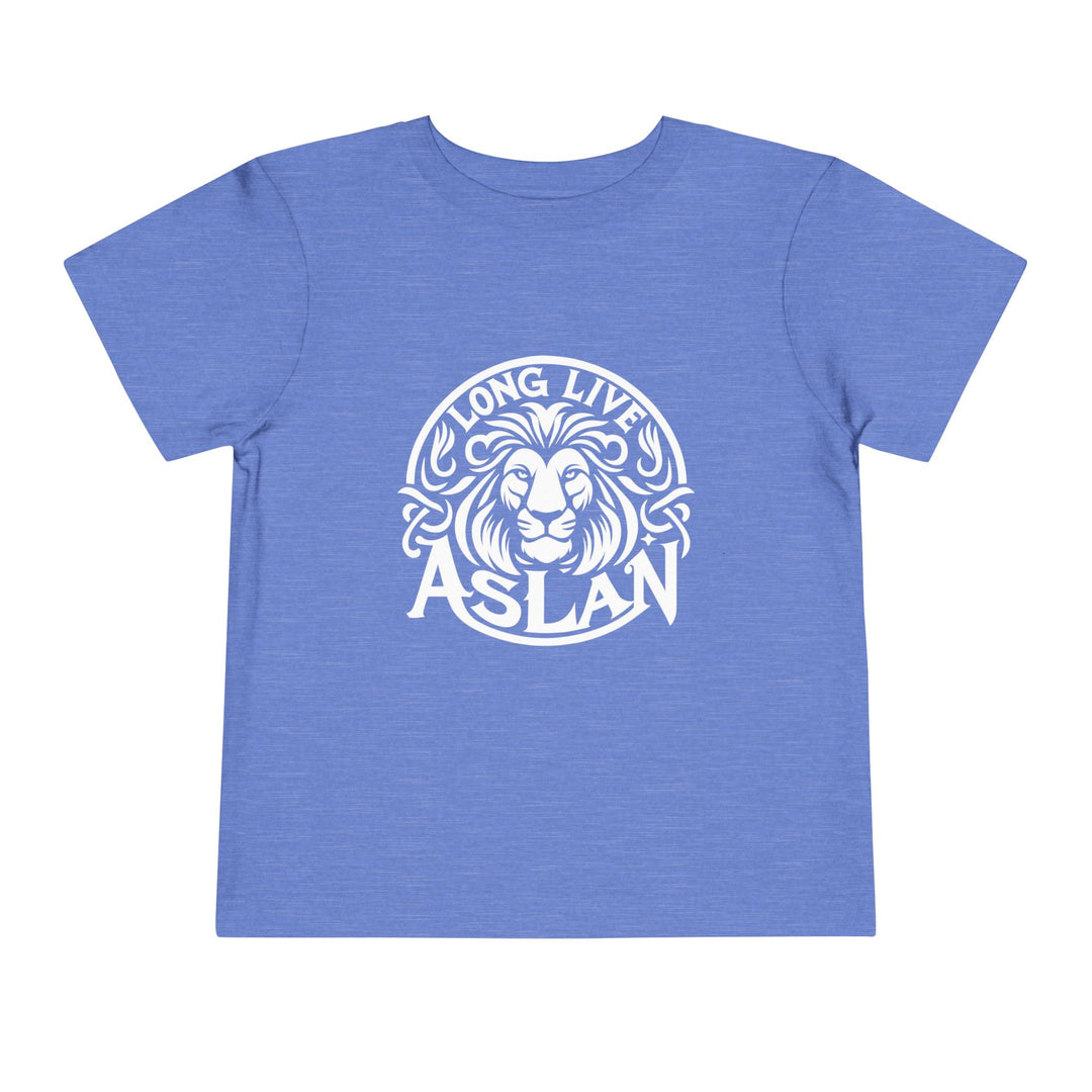 Long Live Aslan Toddler Tee Kids clothes Heather Columbia Blue 2T 