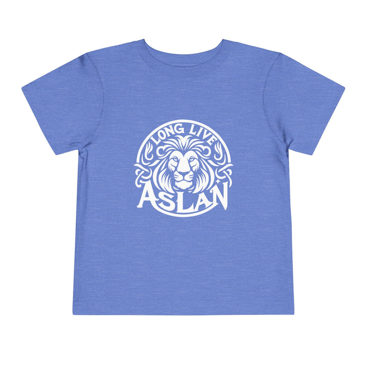 Long Live Aslan Toddler Tee Kids clothes Heather Columbia Blue 2T 