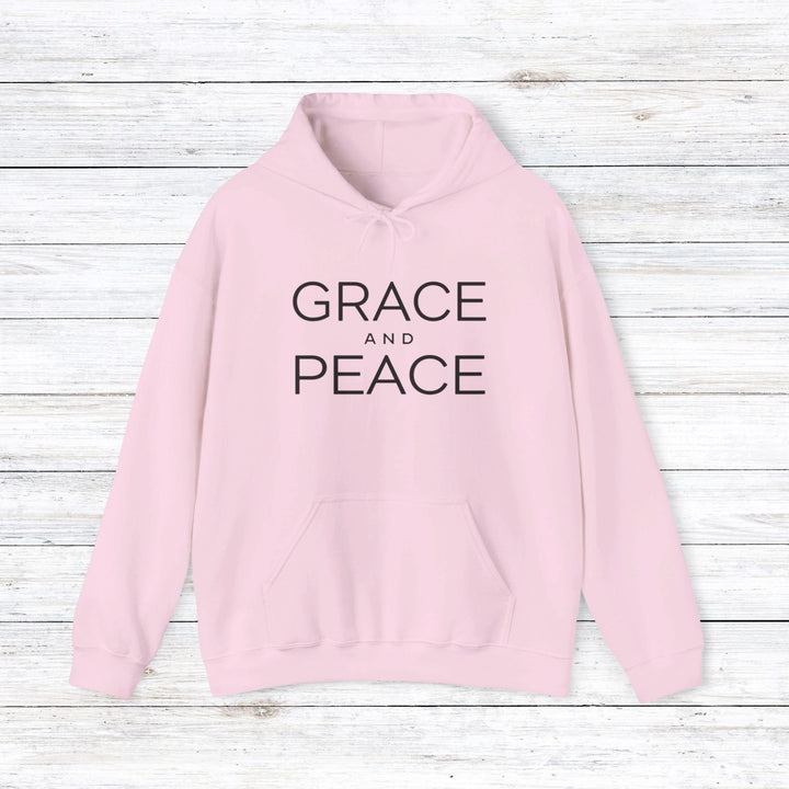 Grace and Peace Hoodie Hoodie Light Pink S 