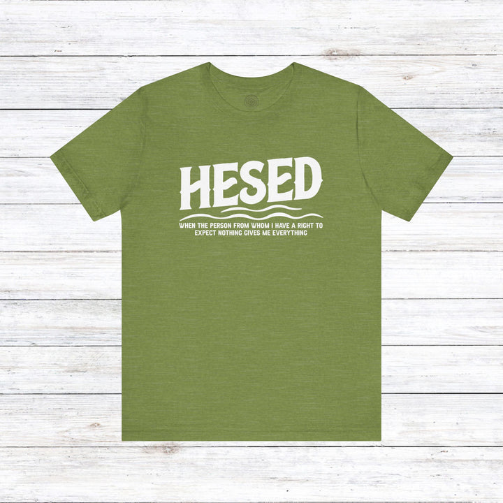 Hesed Everything Unisex T-Shirt T-Shirt Heather Green S 