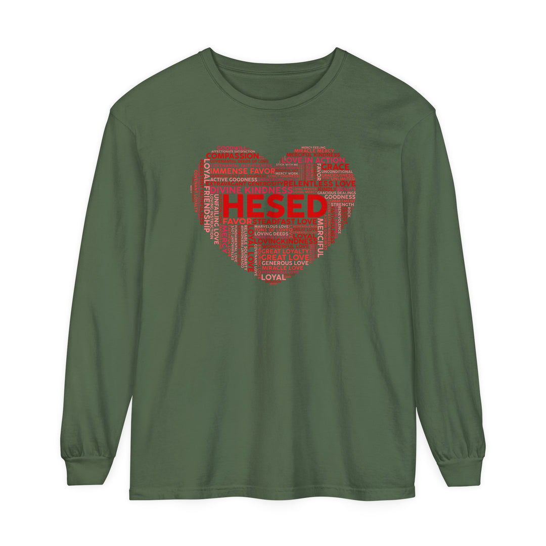 Hesed Heart Cloud Long Sleeve Shirt Long-sleeve Hemp S 