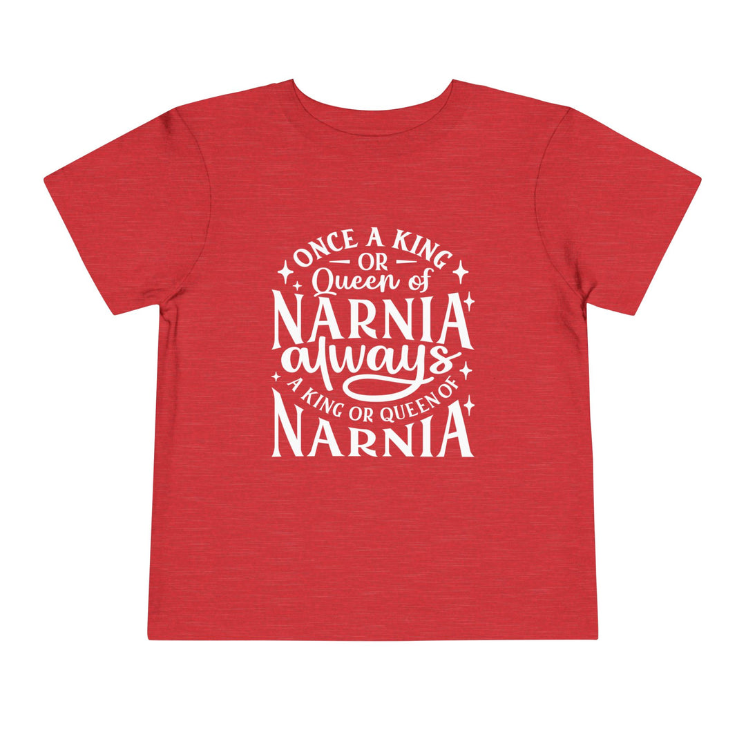 King or Queen Narnia Toddler Tee Kids clothes Heather Red 2T 