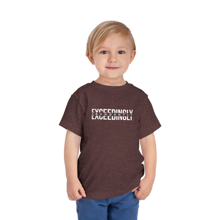 Exceedingly Abundantly Toddler Tee Kids clothes   