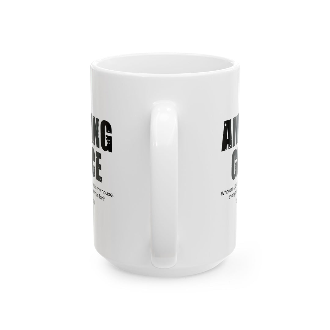 Christian Coffee Mug Amazing Grace Ceramic Mug   