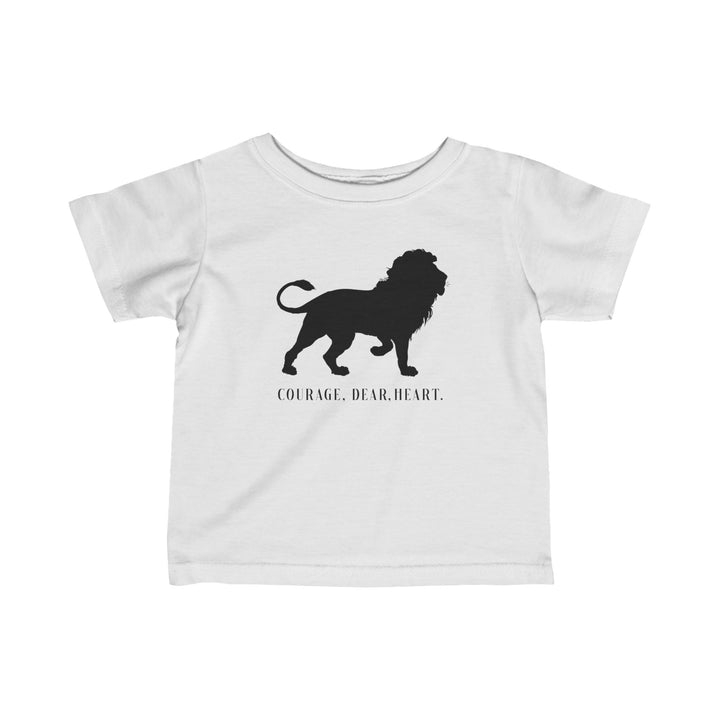 Courage Dear Heart Baby Tee Kids clothes White 6M 