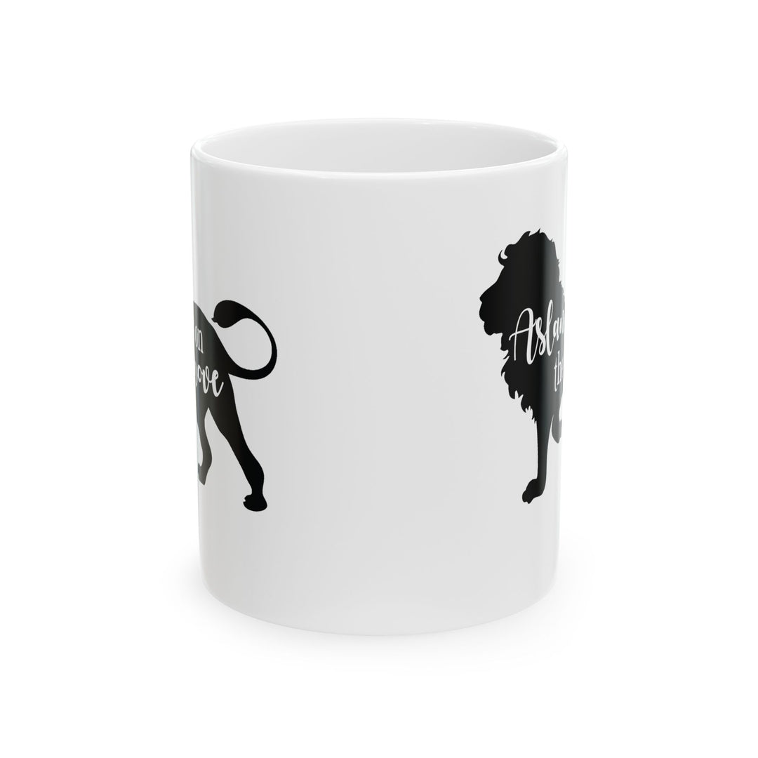 Christian Coffee Mug Aslan Is On The Move Ceramic Mug   