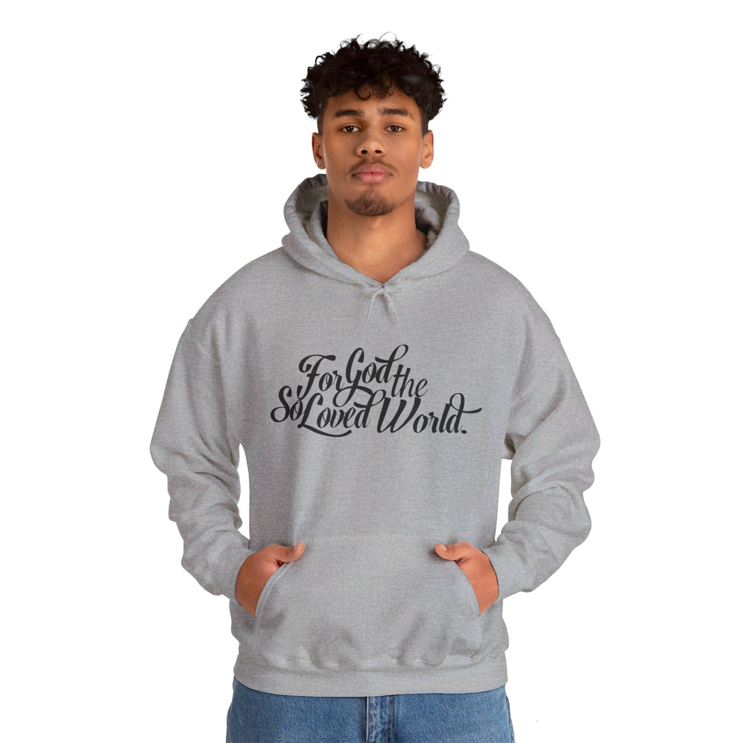 God So Loved Hoodie Hoodie   