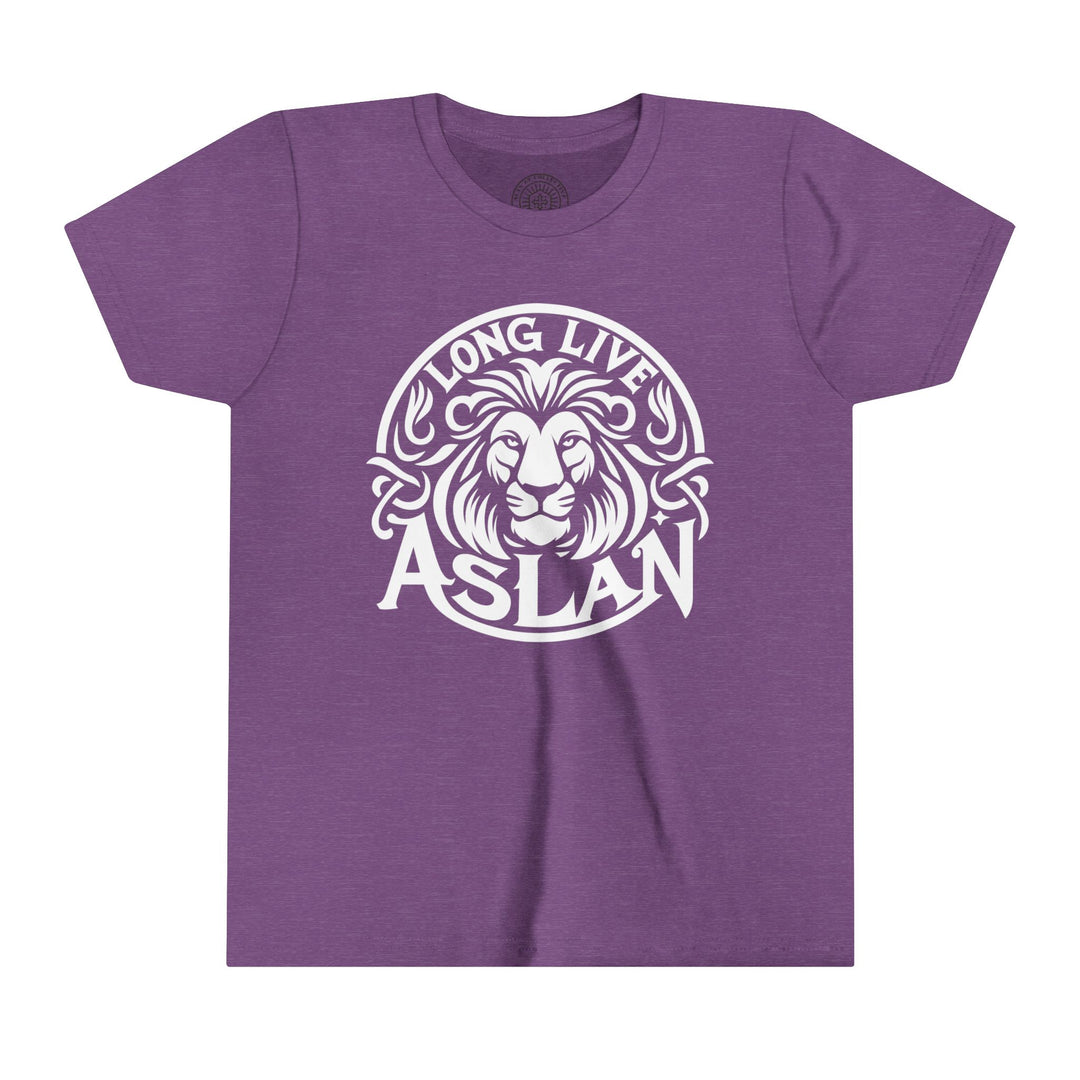 Long Live Aslan Youth T-shirt Kids clothes Heather Team Purple S 