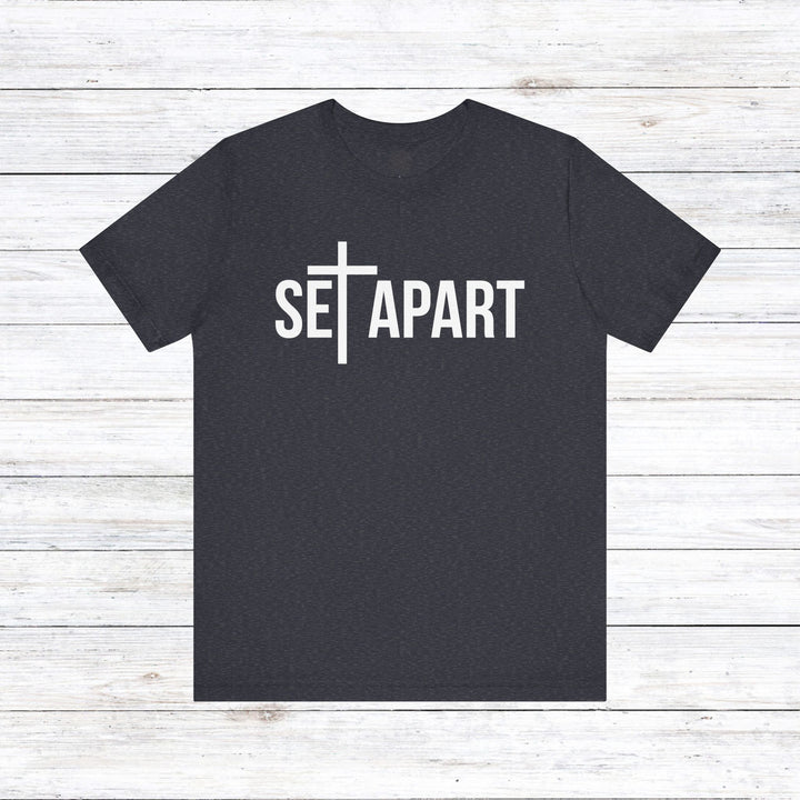 Set Apart Unisex T-Shirt T-Shirt Heather Navy S 