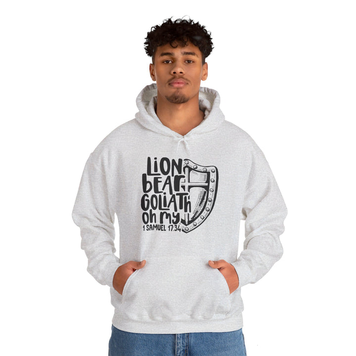 Lion, Bear, Goliath Oh My Hoodie Hoodie   